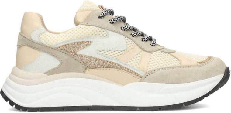 PS Poelman chunky leren sneakers beige