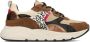 PS Poelman Cibel chunky sneakers bruin - Thumbnail 1