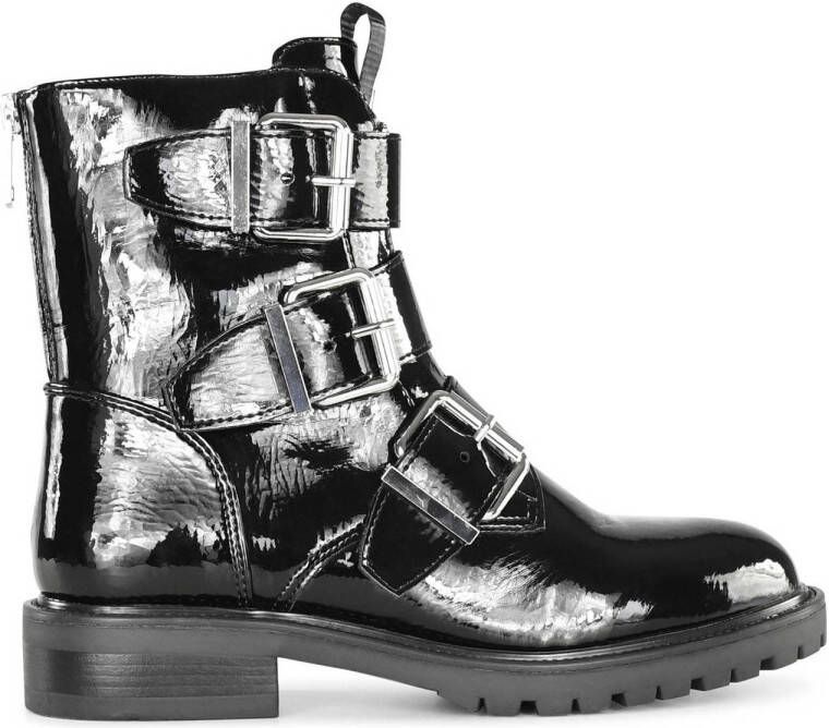 Poelman biker boots online zwart