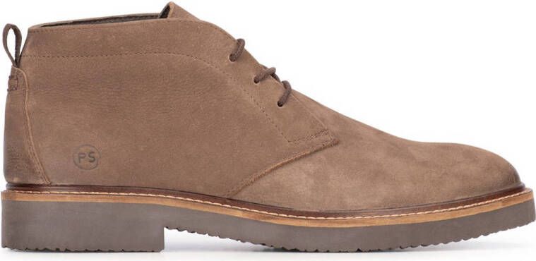 PS Poelman Hudson nubuck veterboots bruin