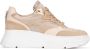 PS Poelman Jana chunky leren sneakers beige - Thumbnail 1