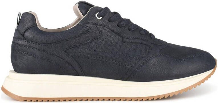 PS Poelman NASH Heren Sneakers Donker Blauw