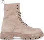 PS Poelman Rockland leren veterboots lichtbruin - Thumbnail 1