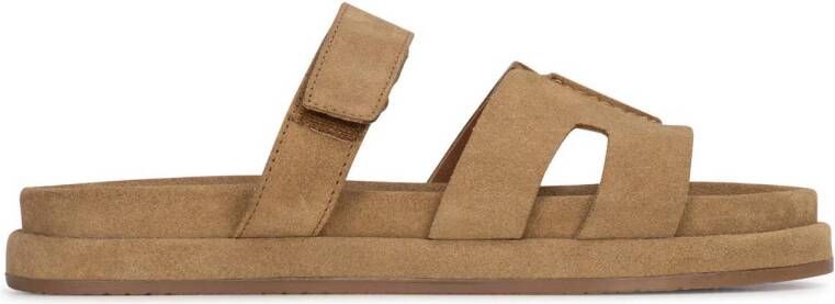 PS Poelman suède slippers beige