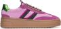 PS Poelman ANEMONE Dames Sneaker Roze met combinatie - Thumbnail 1