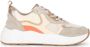 PS Poelman TRIANGLE Dames Sneakers Zwart met combinatie - Thumbnail 1