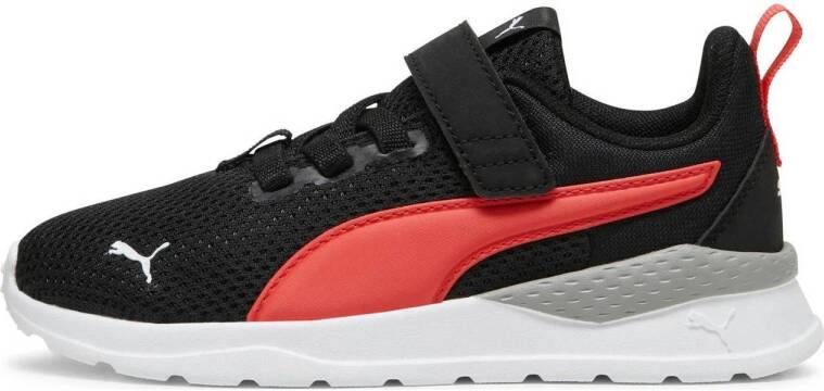 Puma Anzarun Lite AC inf sneakers zwart rood wit Mesh Meerkleurig 28