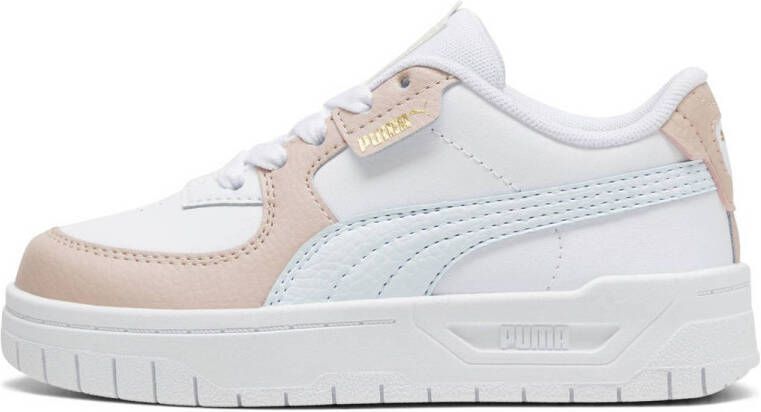 Puma Cali Dream Pastel sneakers wit beige Meisjes Leer Meerkleurig 28