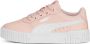 Puma Carina 2.0 sneakers lichtroze wit Jongens Meisjes Imitatieleer 28 - Thumbnail 1