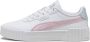 PUMA Carina 3.0 Blurry Dreams Jr Sneakers White-Rose Mauve-Cool Weather - Thumbnail 1