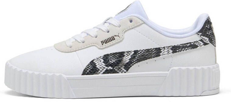 Puma Carina 3.0 Snake Chic snekaers wit grijs zwart