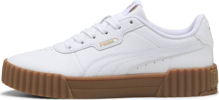 PUMA Carina 3.0 Dames Sneakers White- Gold-Gum