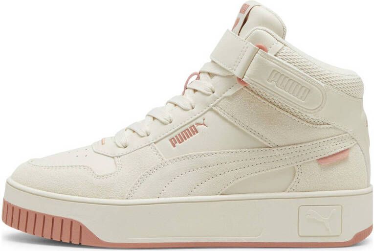 Puma Carina Street Mid Coquette sneakers ecru oudroze