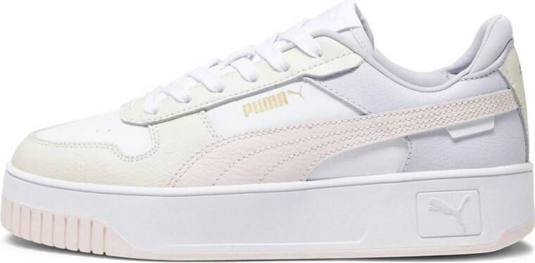 PUMA Carina Street Dames Sneakers White-Frosty Pink-Alpine Snow