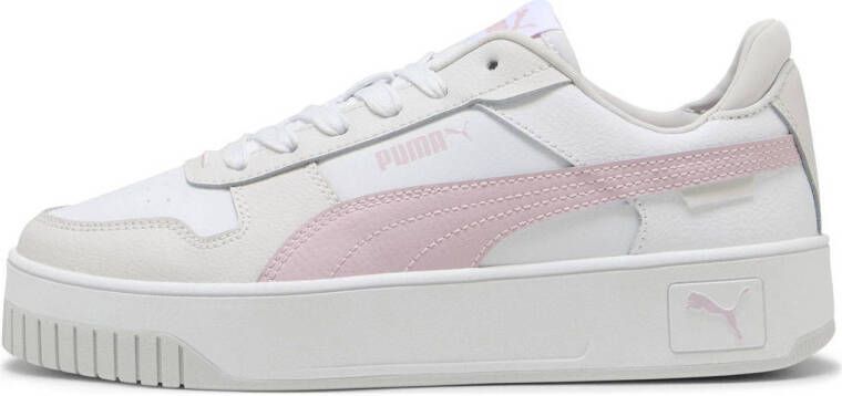 Puma Carina Street sneakers wit roze lichtgrijs