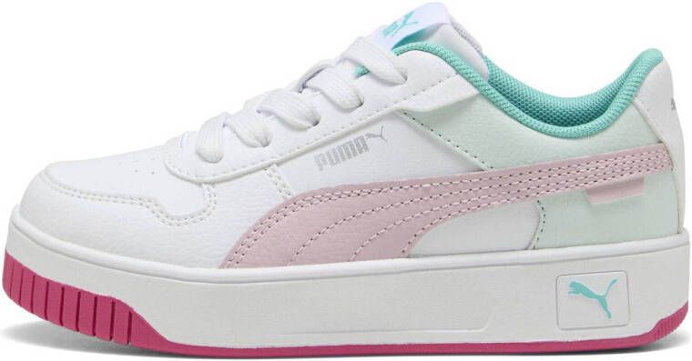 Puma Carina Street sneakers wit roze turquoise