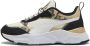 Puma Cassia Snake Chic sneakers grijs zand zwart - Thumbnail 1