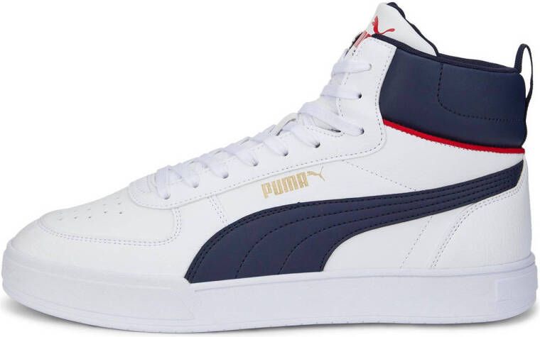 Puma Caven Mid sneakers wit donkerblauw