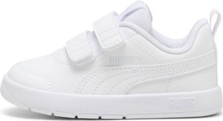 Puma Courtflex V3 V Inf sneakers wit zilver