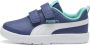 Puma Courtflex V3 V sneakers blauw wit aqua - Thumbnail 1