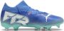 Puma Future 7 Match dames voetbalschoenen kobaltblauw wit mintgroen - Thumbnail 1