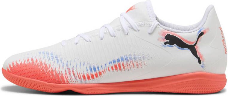 PUMA FUTURE 8 PLAY IT Unisex Sportschoenen White- Black-Glowing Red