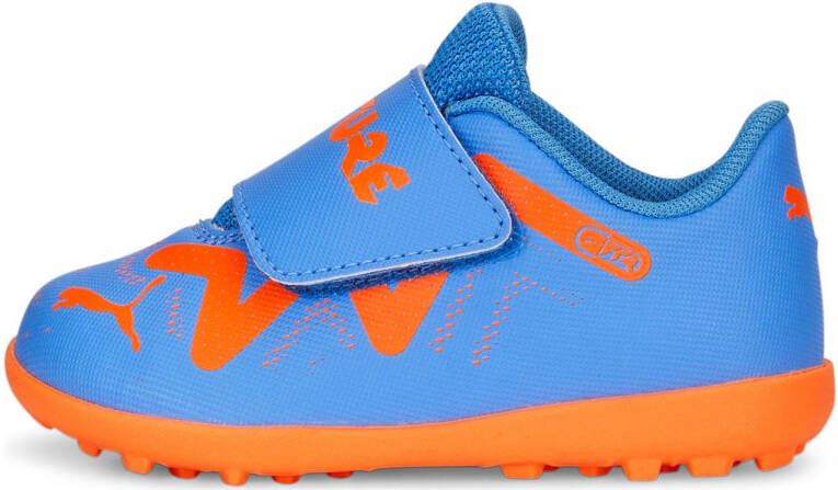 Puma Future Play voetbalschoenen blauw oranje