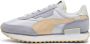 Puma Future Rider Soft sneakers lichtgrijs lichtoranje - Thumbnail 1