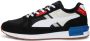 Puma Graviton Pro sneakers zwart wit rood kobaltblauw - Thumbnail 1