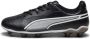 Puma King Match FG AG Junior voetbalschoenen zwart wit Imitatieleer 33 - Thumbnail 1