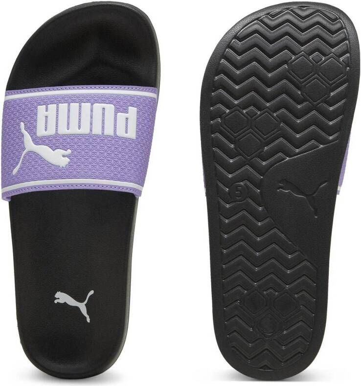 Puma Leadcat 2 0 badslippers zwart paars wit