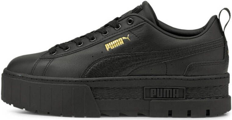 Puma Mayze Classic Street Style Sneakers Black Dames