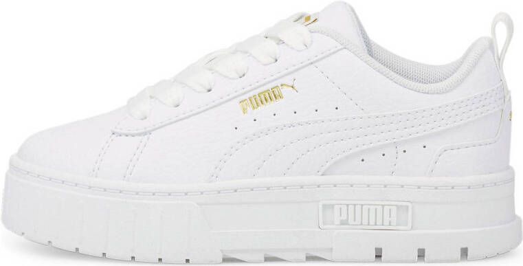 Puma Mayze Lth sneakers wit goud Imitatieleer Meerkleurig 35