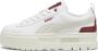 Puma Mayze Lth Wn's sneakers wit rood ecru - Thumbnail 1