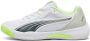 Puma Nova Court padelschoenen wit blauw felgroen - Thumbnail 1