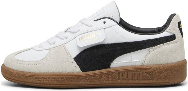 Puma Palermo Lth sneakers wit donkergrijs