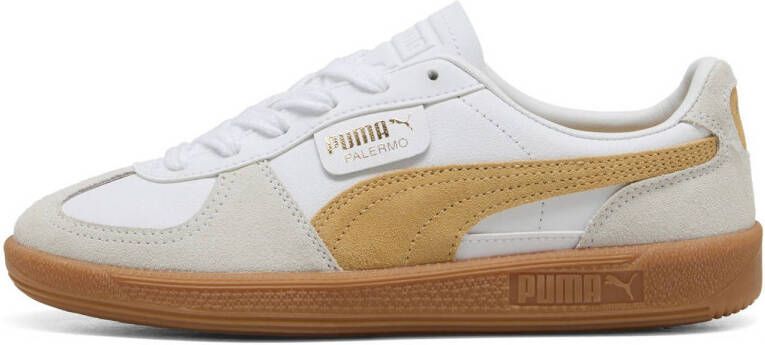 PUMA Palermo Lth Sneakers Leren Sneaker Dames Wit