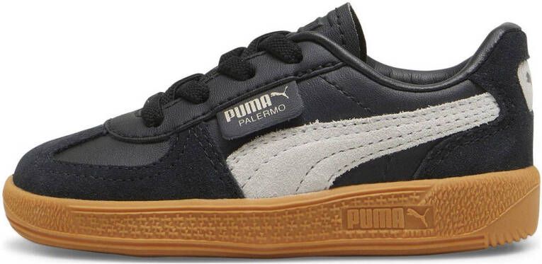 Puma Palermo sneaker van leer met suède details