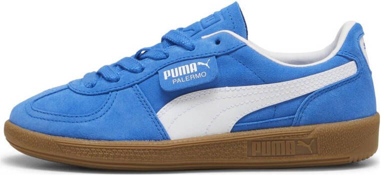 Puma Palermo Team sneaker van suède met leren details