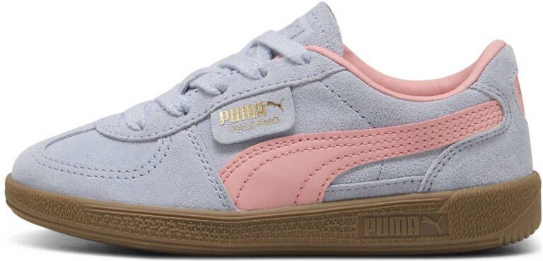 Puma Palermo sneakers lichtblauw roze