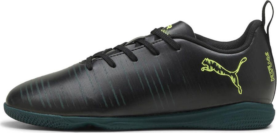 Puma Future 8 Play IT junior zaalvoetbalschoenen zwart geel