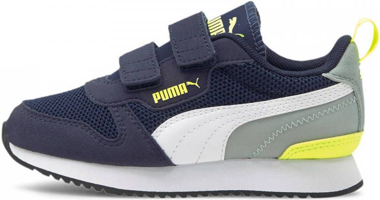 bezig te ontvangen Erfenis Puma R78 V Inf sneakers donkerblauw geel grijs - Schoenen.nl