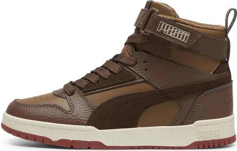 Puma Rebound Game WTR sneakers bruin donkerbruin ecru