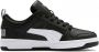 PUMA Rebound Layup Lo SL Jr Sneakers Kinderen Black- White-High Rise - Thumbnail 1