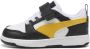 Puma Rebound V6 Lo AC+ Inf sneakers zwart geel wit - Thumbnail 1