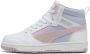 PUMA Rebound V6 Mid Blurry Dreams Jr Sneakers White-Rose Mauve-Cool Weather - Thumbnail 1