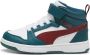 Puma Rebound v6 Mid sneakers groen ecru rood Imitatieleer 28 - Thumbnail 1