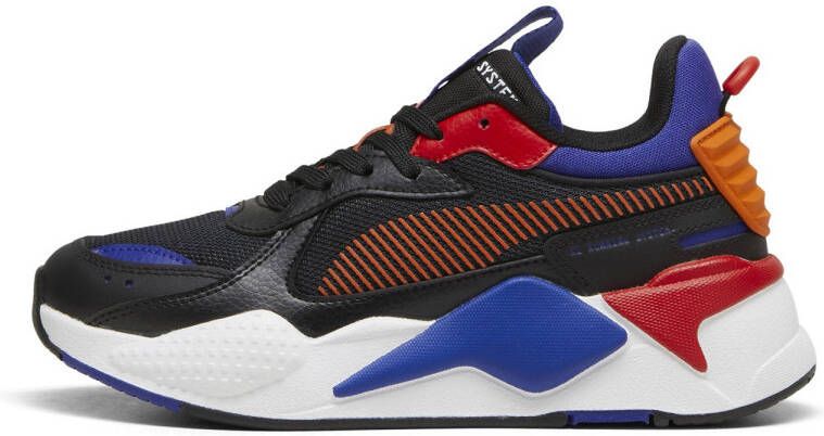 Puma RS-X Geek sneakers zwart kobaltblauw oranje