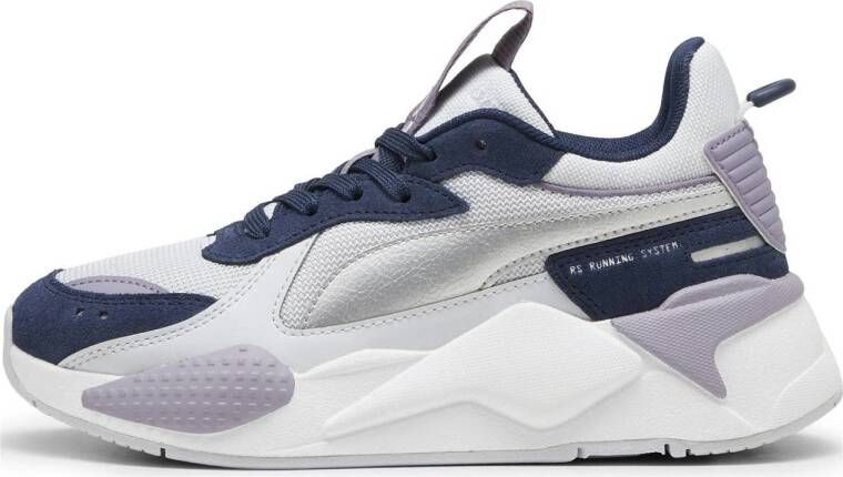 Puma RS-X Metallic sneakers lichtgrijs lila Jongens Meisjes Mesh Meerkleurig 35.5