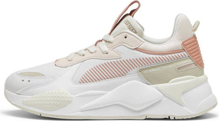 Puma RS-X Soft sneakers wit koraalrood